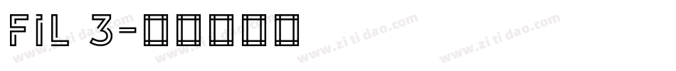 Fil 3字体转换